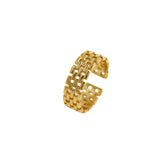 Exquisite Bar Hollow Ring-Personalized Jewellery Making Accessories   19.5x6.5mm
