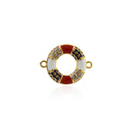 Exquisite Micropavé Swimming Ring-DIY Jewelry Accessories   17x22mm