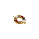Exquisite Micropavé Swimming Ring-DIY Jewelry Accessories   17x22mm