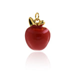 Exquisite Minimalist Enamel Apple Pendant-DIY Jewelry Accessories   21x15.5x10mm