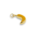Exquisite Minimalist Enamel Banana Pendant-DIY Jewelry Accessories   22x15.5x10mm
