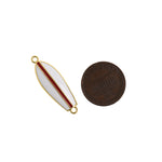 Exquisite Minimalist Enamel Sailboat Connector-DIY Jewelry Accessories   30x10mm