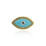 Exquisite Evil Eye Connector for Charms Bracelet Making  27x15x6mm