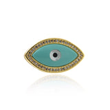 Exquisite Evil Eye Connector for Charms Bracelet Making  27x15x6mm