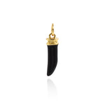 Shiny Pepper Pendant-Exquisite 18K Pepper Pendant, Jewelry Making  17.5x5mm