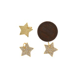 Micropavé Studded Star Pendant-Celestial Jewelry-Jewelry Making   13.5x13mm