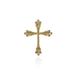 Shiny Cross Pendant-Believer Jewelry Pendant-Used for Jewelry Making   32x27mm