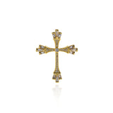 Shiny Cross Pendant-Believer Jewelry Pendant-Used for Jewelry Making   32x27mm
