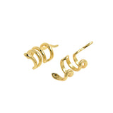 Snake Earrings-Exquisite Snake Earrings-Gifts for Reptile Lovers  31.5x11mm