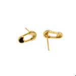 Minimalist Enamel Heart Earrings-Minimalist Earrings-Gifts For Family And Friends  12x7mm