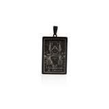 Exquisite Tarot Pendant-Exorcism and Disaster-Bless Family  24x46mm