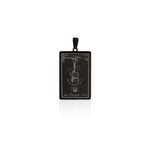 Exquisite Tarot Pendant-Exorcism and Disaster-Bless Family  24x46mm