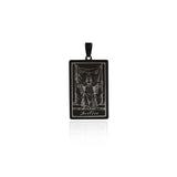 Exquisite Tarot Pendant-Exorcism and Disaster-Bless Family  24x46mm