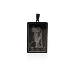 Exquisite Tarot Pendant-Exorcism and Disaster-Bless Family  24x46mm