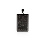 Exquisite Tarot Pendant-Exorcism and Disaster-Bless Family  24x46mm