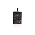 Exquisite Tarot Pendant-Exorcism and Disaster-Bless Family  24x46mm