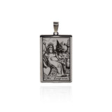 Tarot Pendant-Exorcism and Disaster-Bless Family-Protection Pendant  24x46mm