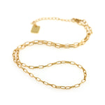 Minimalist Round Hole Necklace-Jewellery Making Accessories    39cm