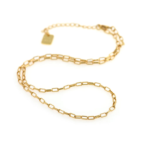 Minimalist Round Hole Necklace-Jewellery Making Accessories    39cm