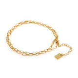 Minimalist Round Hole Necklace-Jewellery Making Accessories    39cm