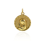 Exquisite Virgin Mary Pendant-Portrait Pendant-Gift for Mom   17mm