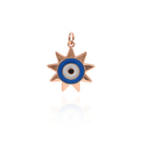 Exquisite Polaris Enamel Evil Eye Pendant-Protective Jewelry-Give it to a friend   22.5x20mm