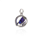 Universe Pendant-Micropavé Nail Universe Pendant-Gift for Astronomy Lovers-Jewelry Making  15x13.5mm