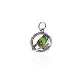 Universe Pendant-Micropavé Nail Universe Pendant-Gift for Astronomy Lovers-Jewelry Making  15x13.5mm