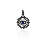 Golden Evil Eye Pendant-Evil Eye Pendant-Protection Pendant  12.5mm