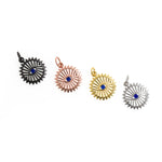 Golden Evil Eye Pendant-Evil Eye Pendant-Protection Pendant  12.5mm