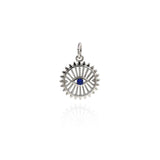 Golden Evil Eye Pendant-Evil Eye Pendant-Protection Pendant  12.5mm
