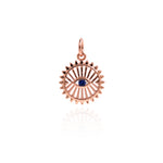 Golden Evil Eye Pendant-Evil Eye Pendant-Protection Pendant  12.5mm