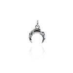 Crescent Pendant-Minimalist Pendant-Celestial Jewelry  13.5x12mm