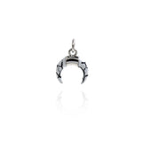 Crescent Pendant-Minimalist Pendant-Celestial Jewelry  13.5x12mm