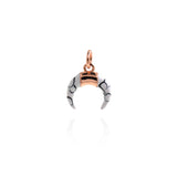 Crescent Pendant-Minimalist Pendant-Celestial Jewelry  13.5x12mm