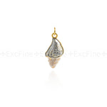 Exquisite Conch Pendant-Ocean Jewelry-Suitable for Beach Party  18x9mm