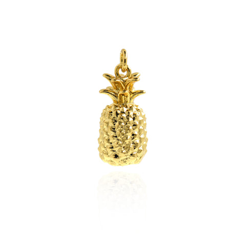 Tropical Pineapple Pendant-Holiday Jewelry-DIY Jewelry Accessories  18x9mm