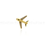 Micropavé Nailed Airplane Pendant-Airplane Gifts-Aviation Accessories  25x20mm