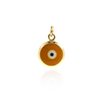 Round Evil Eye Pendant-Exquisite Evil Eye-Personalized Jewelry Making  8mm