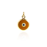 Round Evil Eye Pendant-Exquisite Evil Eye-Personalized Jewelry Making  8mm