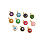 Round Evil Eye Pendant-Exquisite Evil Eye-Personalized Jewelry Making  8mm