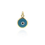 Round Evil Eye Pendant-Exquisite Evil Eye-Personalized Jewelry Making  8mm