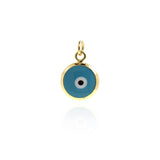 Round Evil Eye Pendant-Exquisite Evil Eye-Personalized Jewelry Making  8mm