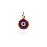 Round Evil Eye Pendant-Exquisite Evil Eye-Personalized Jewelry Making  8mm