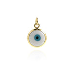 Round Evil Eye Pendant-Exquisite Evil Eye-Personalized Jewelry Making  8mm