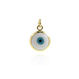 Round Evil Eye Pendant-Exquisite Evil Eye-Personalized Jewelry Making  8mm
