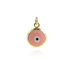 Round Evil Eye Pendant-Exquisite Evil Eye-Personalized Jewelry Making  8mm