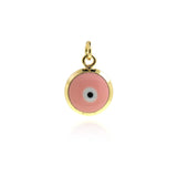 Round Evil Eye Pendant-Exquisite Evil Eye-Personalized Jewelry Making  8mm