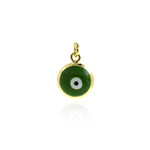 Round Evil Eye Pendant-Exquisite Evil Eye-Personalized Jewelry Making  8mm
