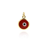 Round Evil Eye Pendant-Exquisite Evil Eye-Personalized Jewelry Making  8mm